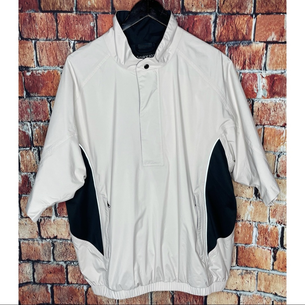 FootJoy Dryjoys Golf Rain Jacket Pullover Half Zip
